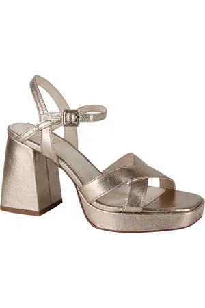La Strada 2201027-1643 gold dames sandalen gekleed