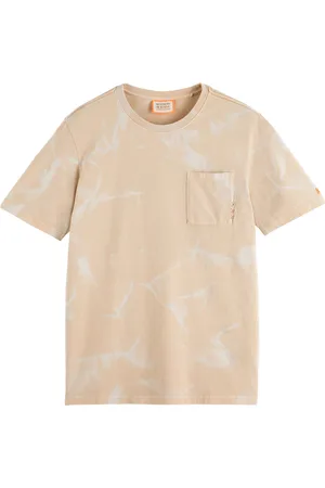 Scotch&Soda Washed pocket t-shirt pebble