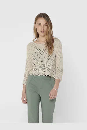 JACQUELINE DE YONG Jdynew sun 3/4 cropped pullover knt