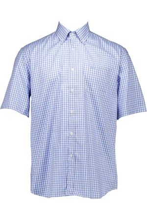 Paul & Shark Cotton twill korte mouw overhemden