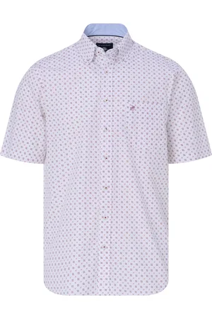 Campbell Classic casual overhemd met korte mouwen