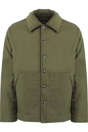 OLAF HUSSEIN Heren padded coach jacket