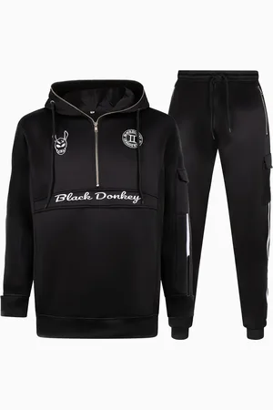 Black Donkey Zip set i black/white