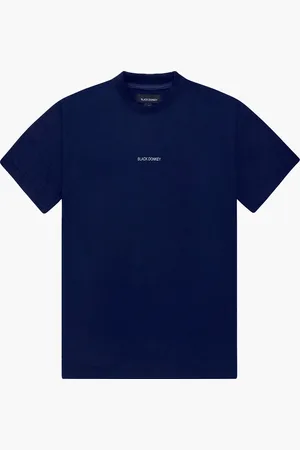 Black Donkey Zeus t-shirt i dark blue/white