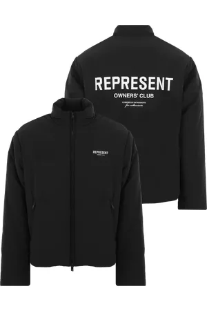 Represent Heren owners club wadded jacket zwar