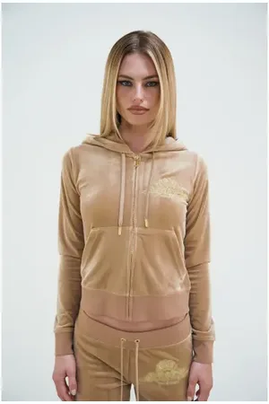 Juicy Couture Rec arch geborduurd logo hoodie with pants