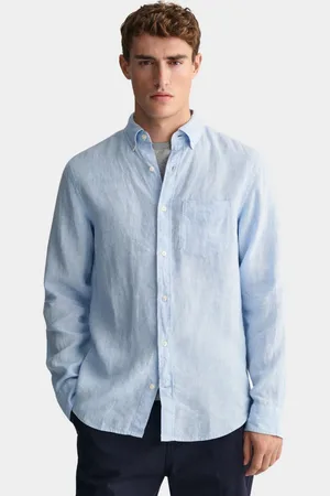 GANT Casual hemd lange mouw linen shirt 3240102/468