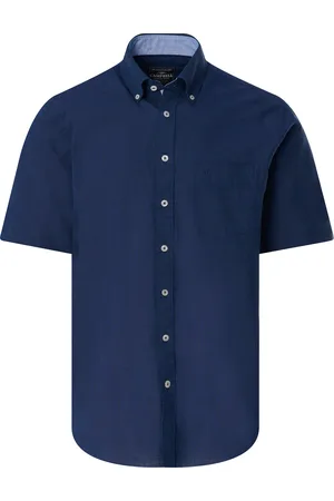 Campbell Classic casual overhemd met korte mouwen