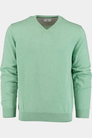 Bos Bright Blue Pullover cotton regular fit 418100cct-13/725