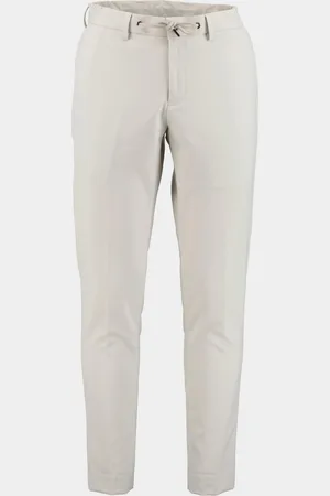 Born with Appetite Wollen pantalon das drawstring trouser 24104da32/920 mist