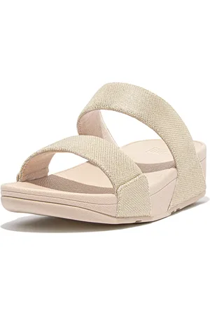 FitFlop Lulu glitz-canvas slides