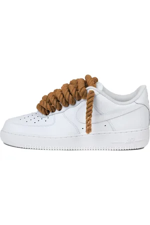 Nike Air force 1 low rope laces brown custom