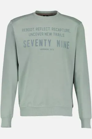 Lerros French-terry crewneck sweatshirt