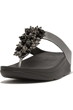 FitFlop Fino bauble-bead toe-post sandals