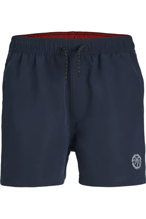 JACK & JONES Jongens zwemshort jpstfiji effen donker
