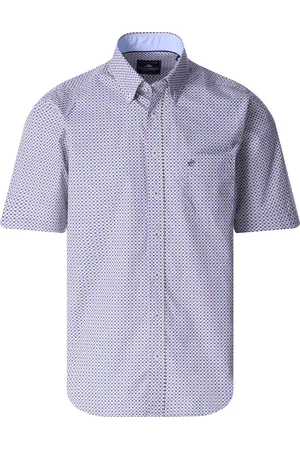 Campbell Classic casual overhemd met korte mouwen