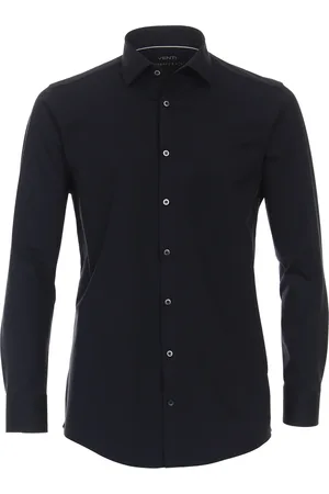 Venti Heren jersey overhemd 123963800 102 blue