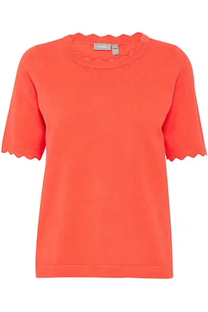 FRANSA Top 20614081 hot coral