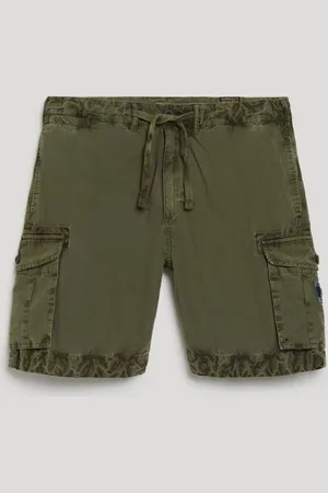 Superdry M7110435a parachute light 8tq chive green heren short
