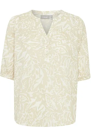 FRANSA Blouse 20613742 artic wolf mix