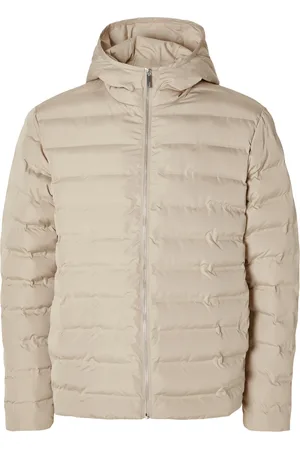 SELECTED Barry quilted hooded jacket pure cashmere