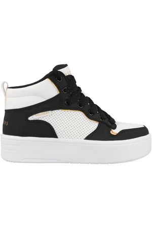 Skechers Court high shine kicks 310192l/wbk / roze