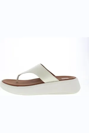 FitFlop F-mode leather flatform