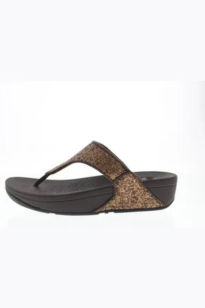 FitFlop Lulu glitter toe-thongs