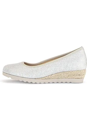 Gabor 42.641.80 lizard bianco/oro