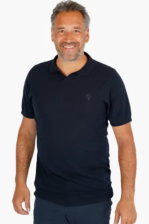 Q1905 Polo shirt enter donker