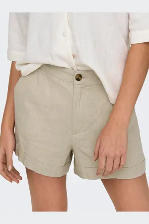 JACQUELINE DE YONG Say hw linen fold-up shorts