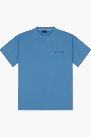 Black Donkey Relaxt summer t-shirt i blue