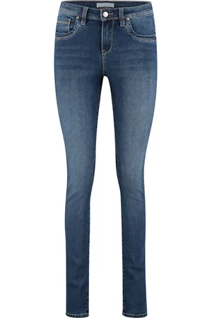 Red Button 00-00 blue denim