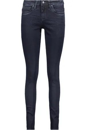 Red Button 00-06 blue denim