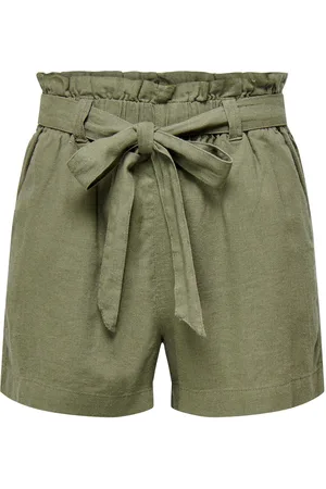 JACQUELINE DE YONG Jdysay mw linen shorts wvn army