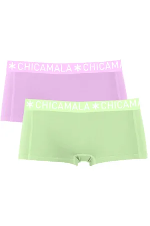 Muchachomalo Dames 2-pack boxershorts effen