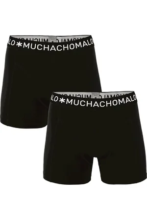 Muchachomalo Jongens 2 pack boxershorts effen