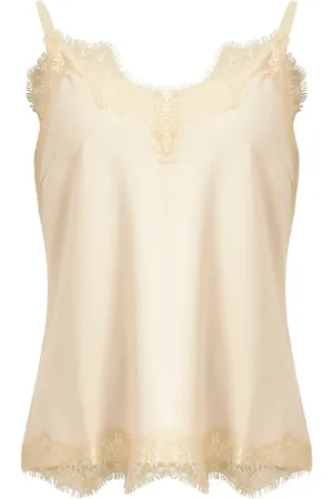 Coster Copenhagen Nude lace top met kant