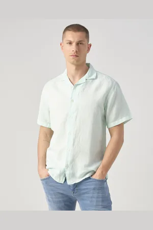 J.C. Rags Elvis casual overhemd met korte mouwen