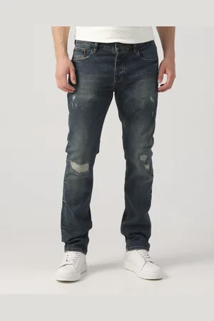 J.C. Rags Joah heavy washed scraped jeans