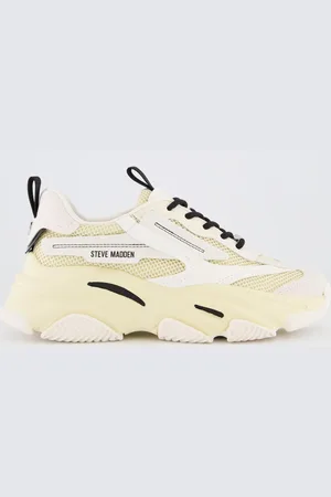 Steve Madden Dames possession-e sneaker /beige
