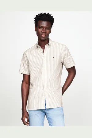 Tommy Hilfiger Menswear casual overhemd met korte mouwen