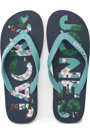 JACK & JONES Heren teenslippers jfwlogo marine