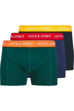 JACK & JONES Heren boxershorts trunks jacmick effen 3-pack