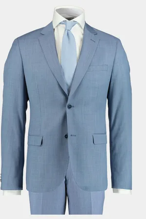 Bos Bright Blue Kostuum toulon suit drop 8 221028to12sb/210 light blue