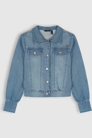 NoBell Meisjes spijkerjasje bodil denim zee