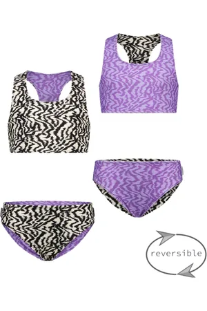 B.Nosy Meisjes reversibel bikini zebra banana