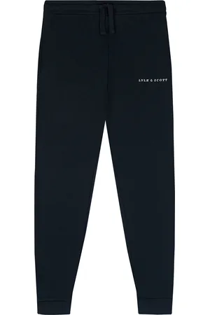 Lyle & Scott Sweat broek script donker navy
