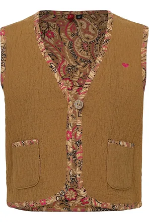 LOOXS Revolution Meisjes reversibel gilet palms
