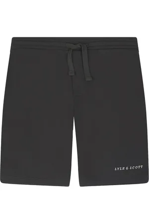 Lyle & Scott Sweat short script gun metal
